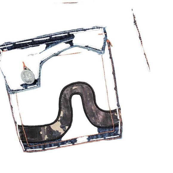 RARE Laguna Beach Embroidered Jeans Size 36 Blue - Picture 7 of 11